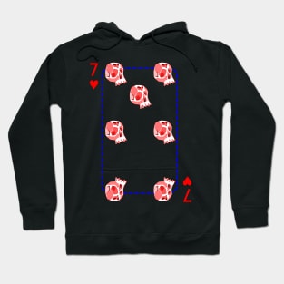 7 of hearts Hoodie